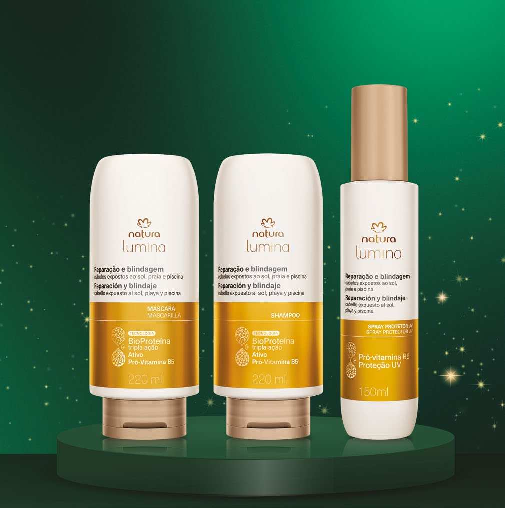 Natura Kit Lumina Reparación y Blindaje Cabellos Expuestos al Sol