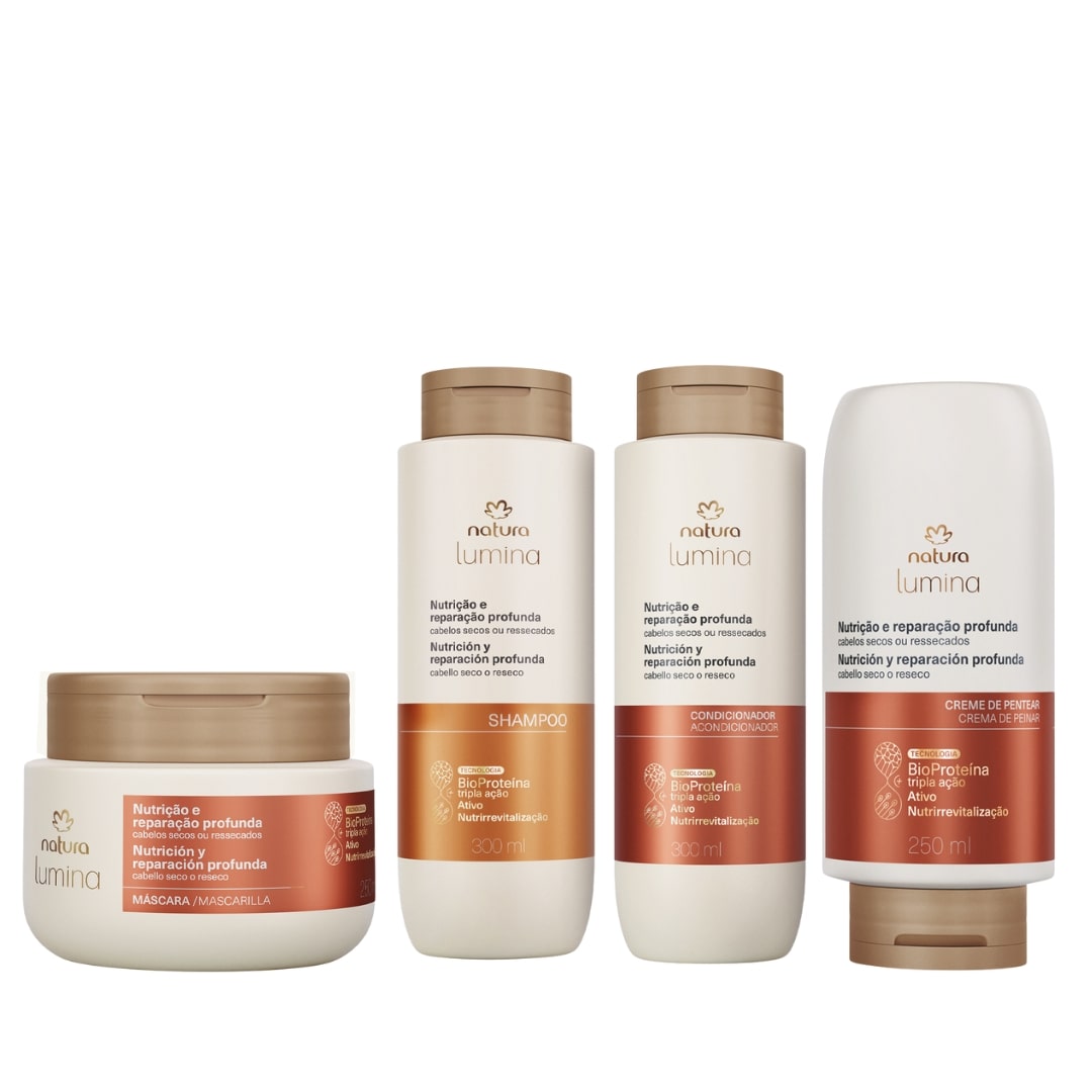 Natura Kit Tratamiento Nutricion y Reparacion | Cabello Seco o Reseco