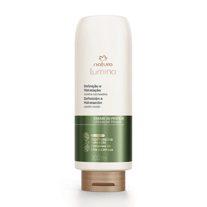 Natura Lumina Crema para Peinar Brillo Antifrizz Cabello Rizado