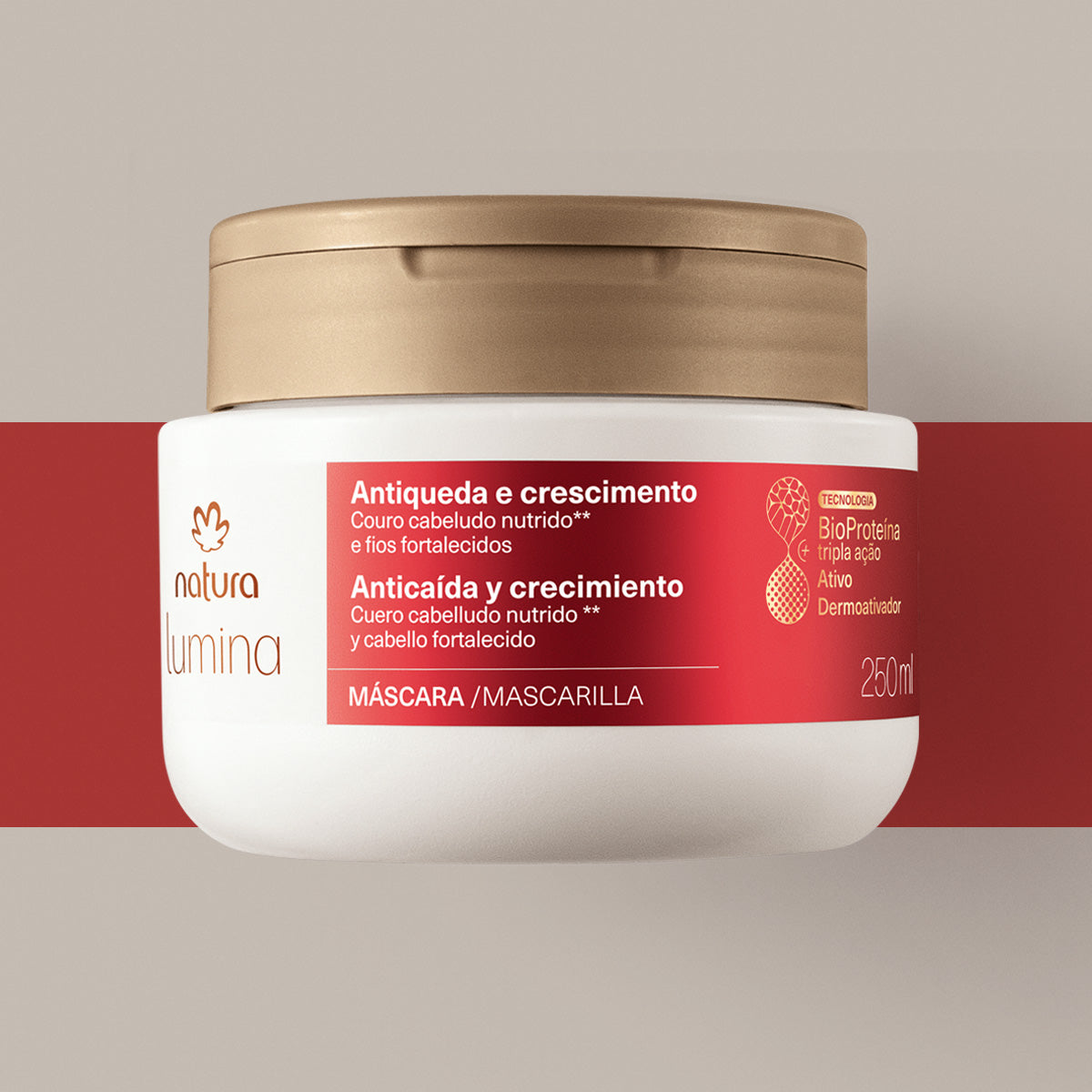 Natura Lumina Máscara Antiquiebre  Anticaída y Crecimiento