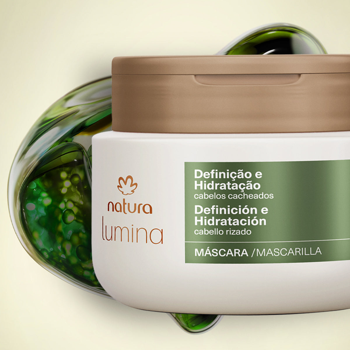 Natura Lumina Mascara Nutritiva Cabello Rizado