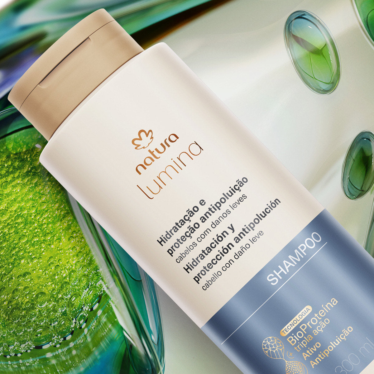 Natura lumina Shampoo Purificante Cabellos Lisos Naturales