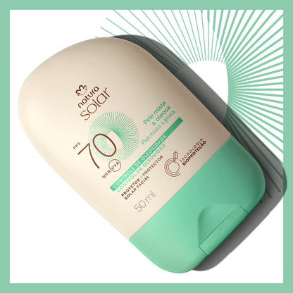 Natura Protector Solar Facial Piel Mixta a Oleosa FPS 70 Natura Solar