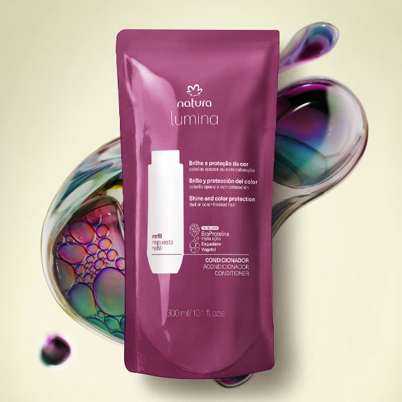 Natura Repuesto Acondicionador protector Lumina brillo y Protección del color