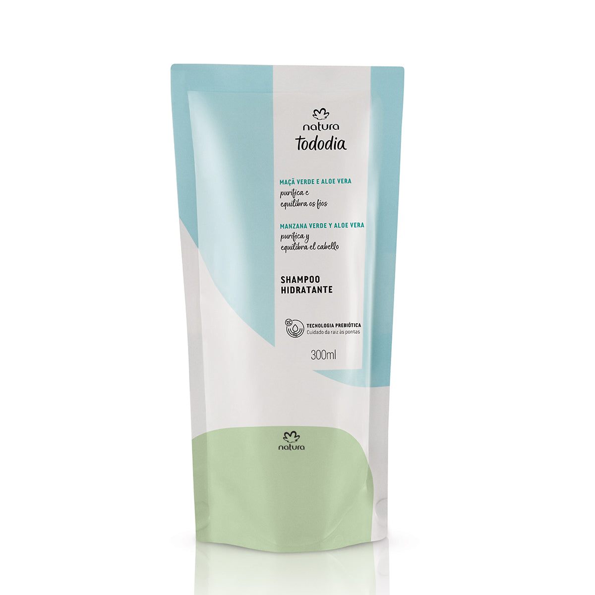 Natura Repuesto Shampoo hidratante manzana verde y aloe vera