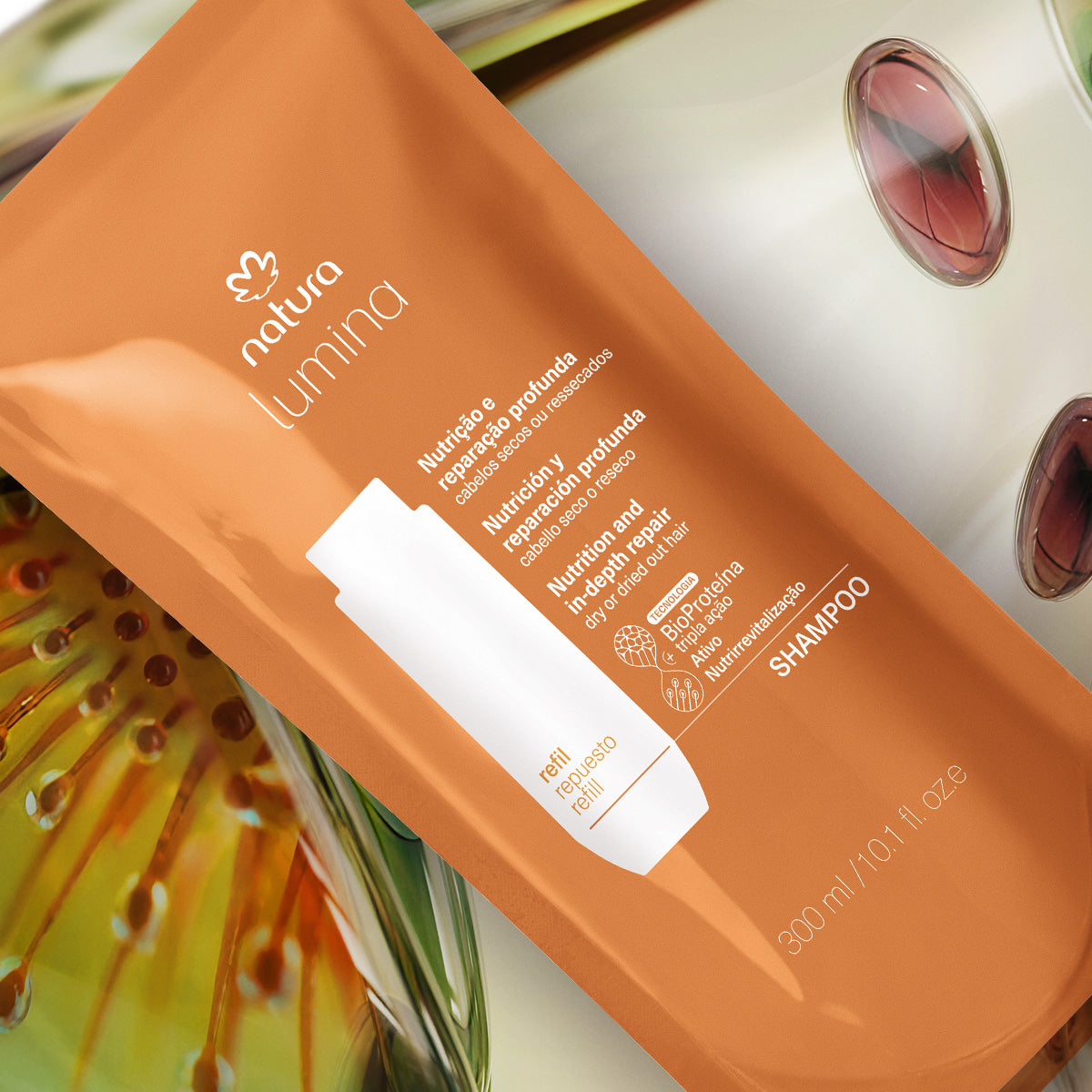 Natura Repuesto Shampoo Nutritivo Cabellos Secos