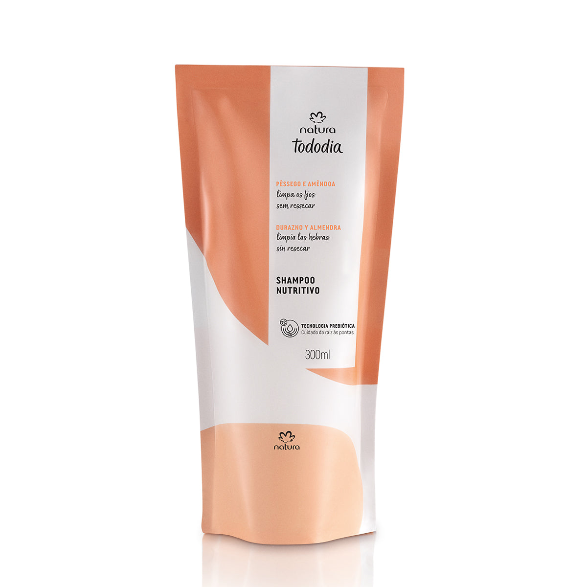 Natura Repuesto Shampoo nutritivo durazno y almendra