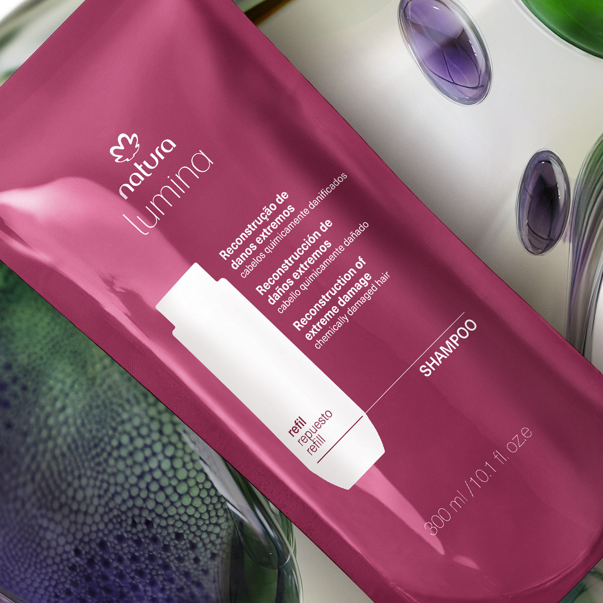 Natura Repuesto Shampoo Reestructurante Cabello Químicamente Dañado