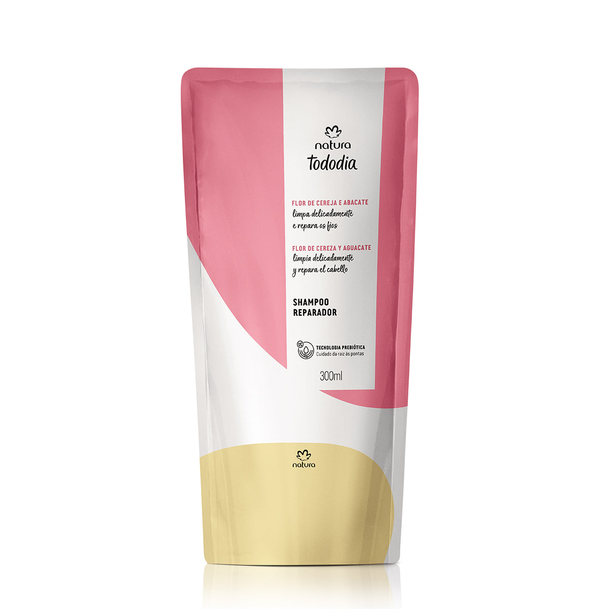 Natura Repuesto Shampoo reparador flor de cereza y aguacate