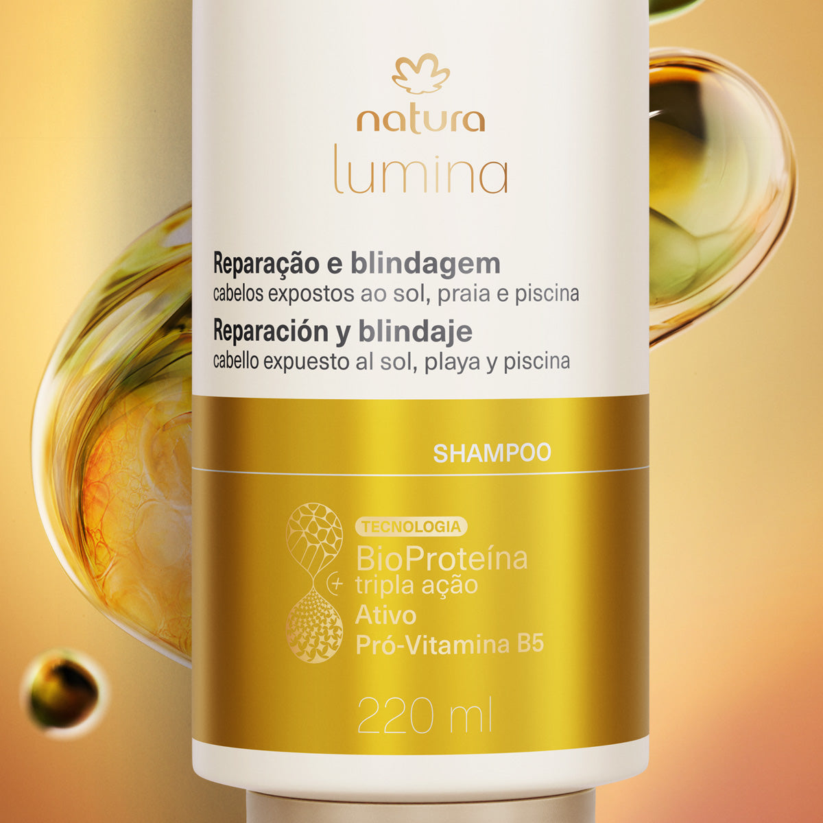 Natura Shampoo revitalizante para reparación y protección