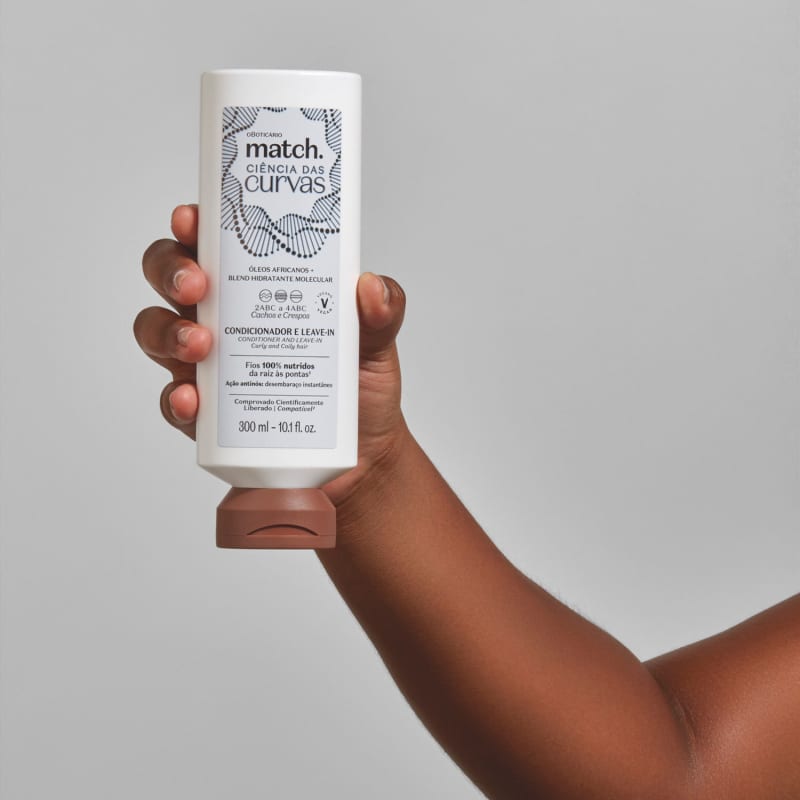Oboticario Acondicionador Ciencia de las Curvas Match | Cabello Rizado