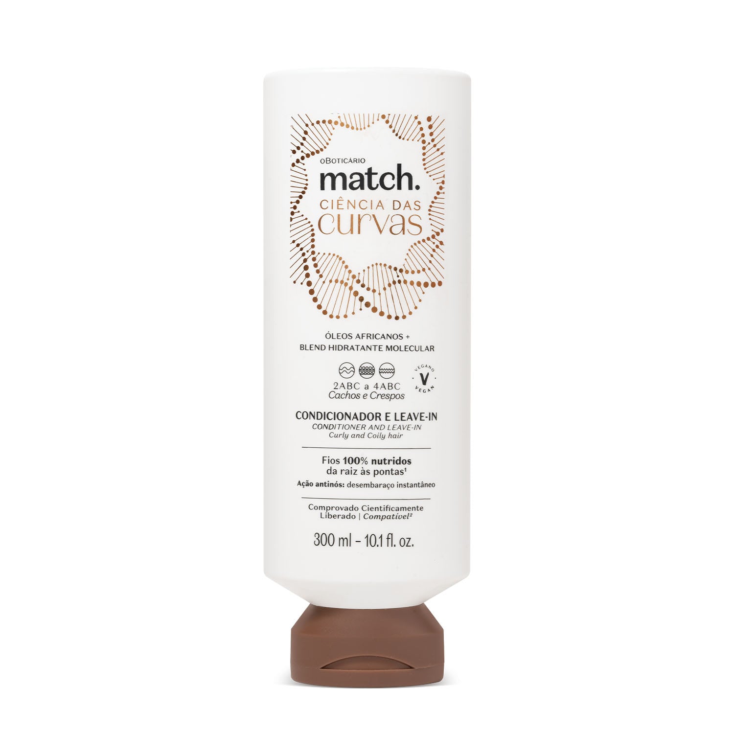 Oboticario Acondicionador Ciencia de las Curvas Match | Cabello Rizado