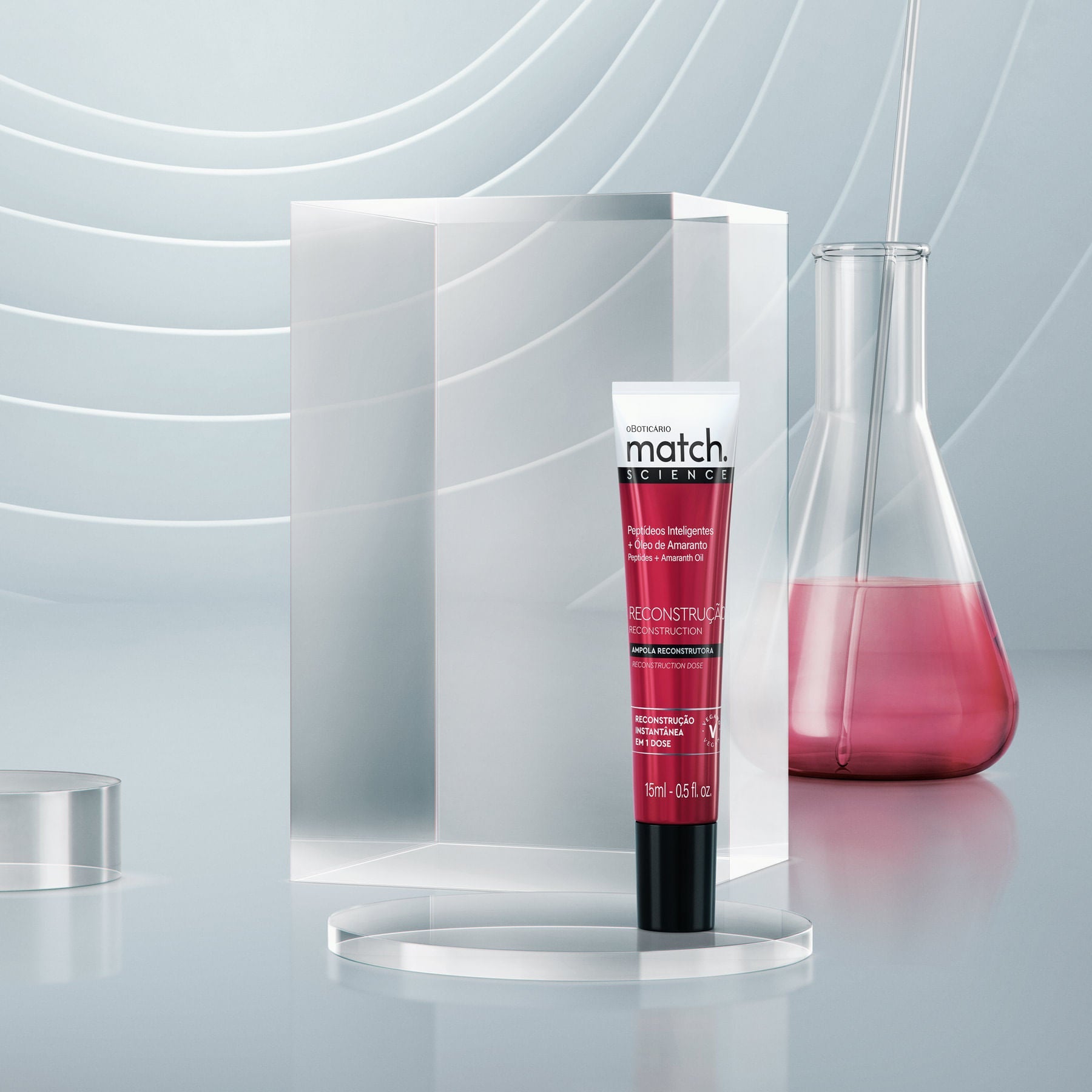 Oboticario Ampolla Capilar Science Reconstrucción