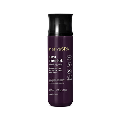 Oboticario Body Splash corporal Uva Merlot Nativa SPA