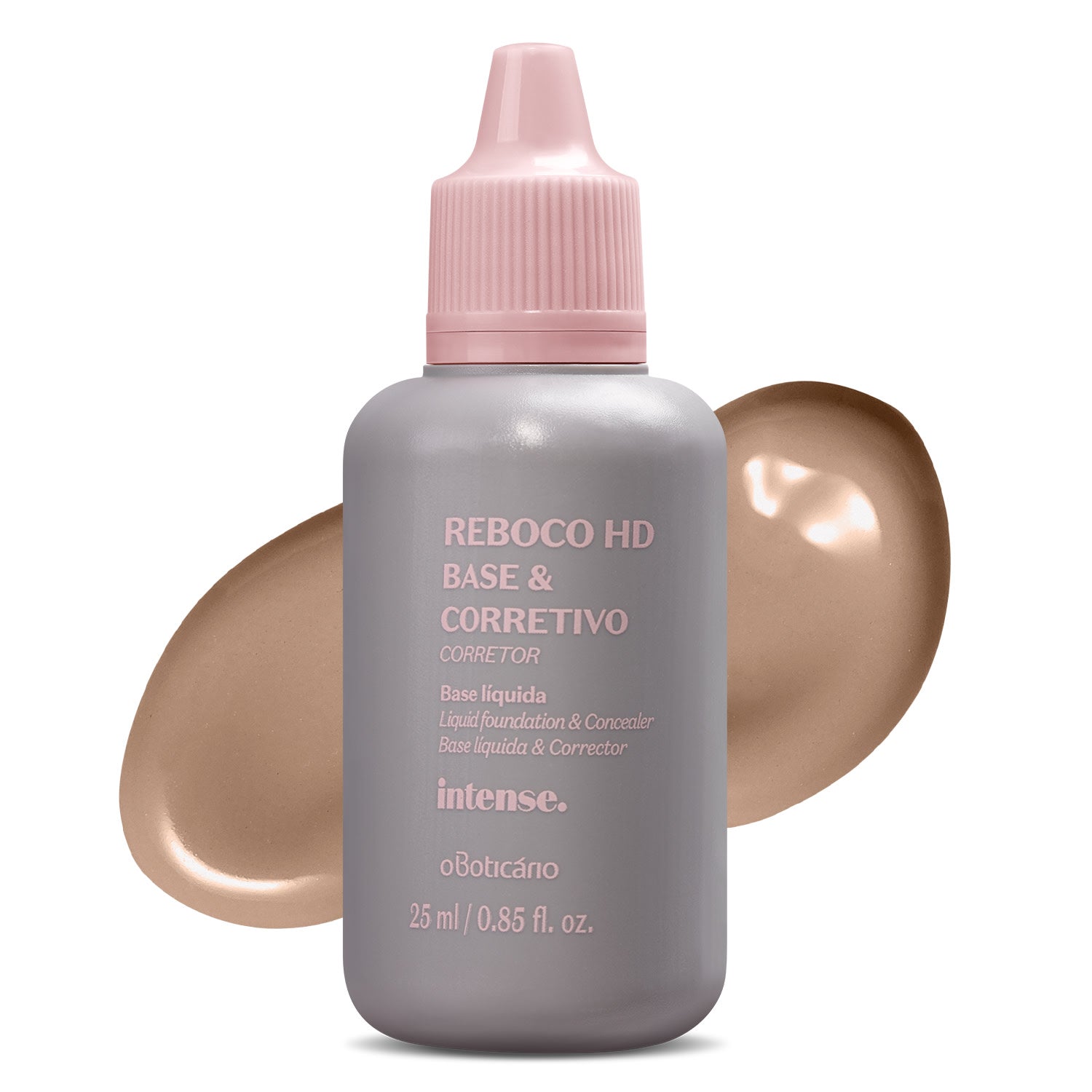 Oboticario Cor 25 Base Líquida y Corrector Reboco HD