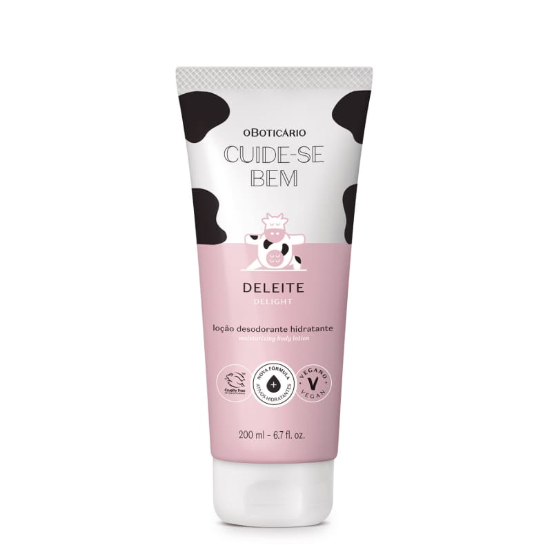 Oboticario crema Hidratante Corporal Deleite
