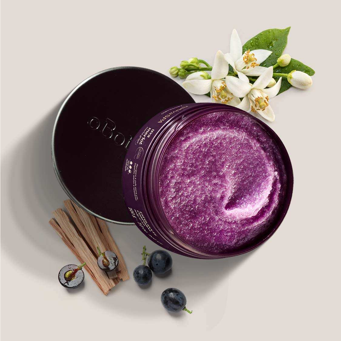 Oboticario Exfoliante corporal Uva Merlot Nativa Spa