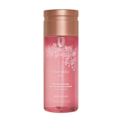Oboticario Floratta óleo desodorante corporal perfumado RED