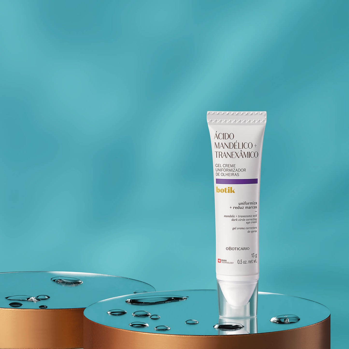 Oboticario Gel Crema Uniformizador De Ojeras Acido Mandelico + Tranexamico