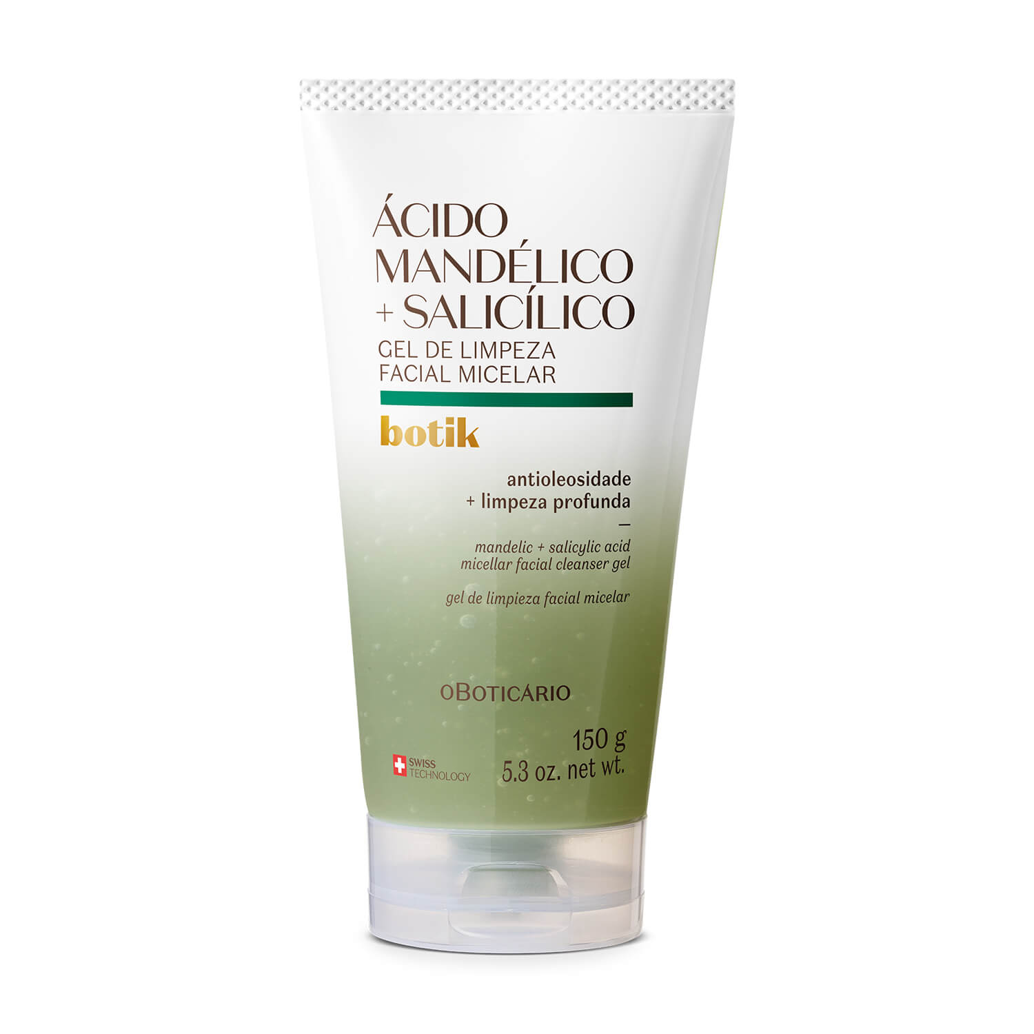 Oboticario Gel De Limpeza Facial Micelar Acido Mandelico + Salicilico