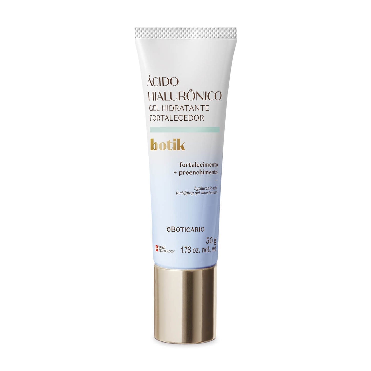 Oboticario Gel Hidratante Fortalecedor Rostro Acido Hialuronico