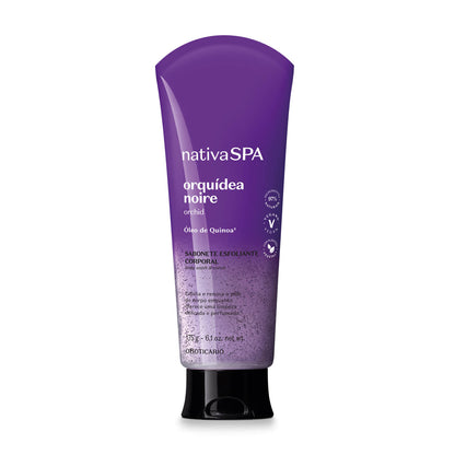 Oboticario Jabón Liquido Exfoliante Corporal Orquidea Noire