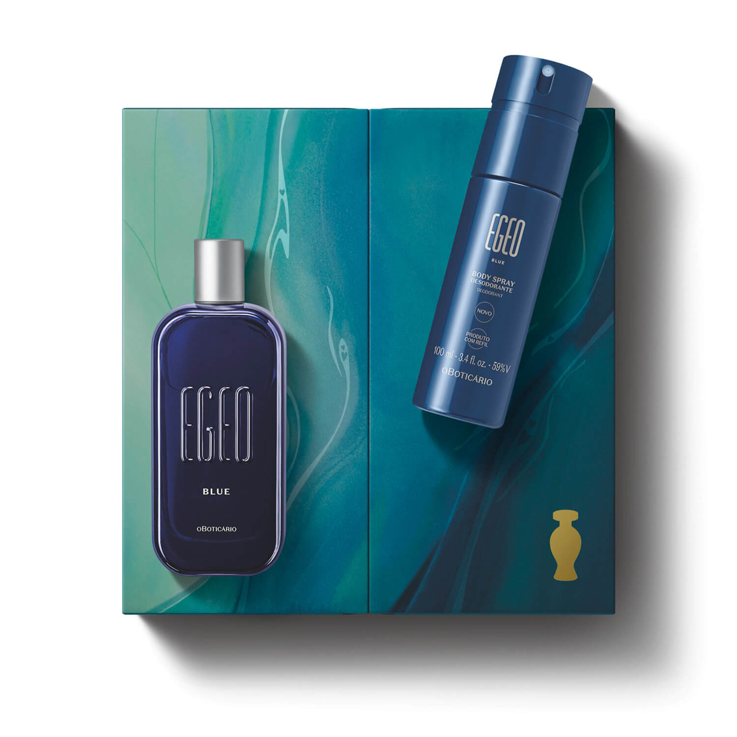 Oboticario Kit de regalo de amor y amistad para hombre Egeo Blue