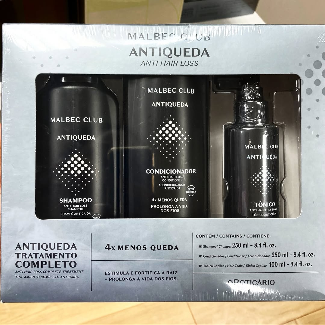 Oboticario Kit Malbec Club Anticaida