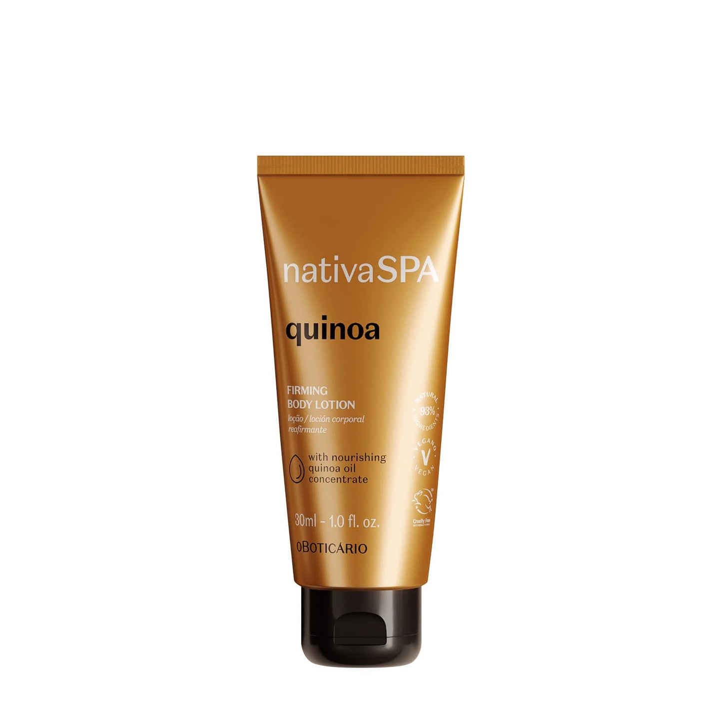 Oboticario Loción Hidratante Corporal Quinoa Mini Nativa SPA