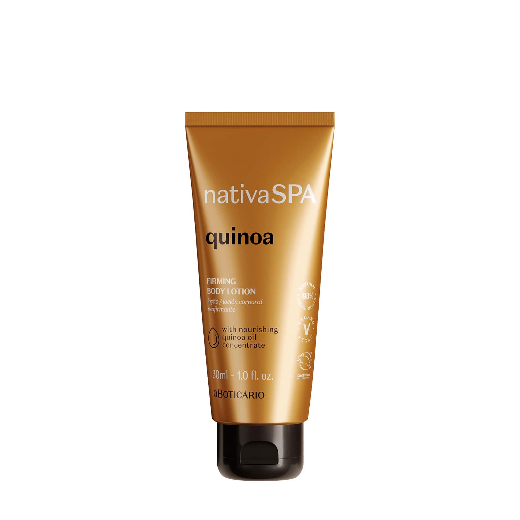 Oboticario Loción Hidratante Corporal Quinoa Mini Nativa SPA