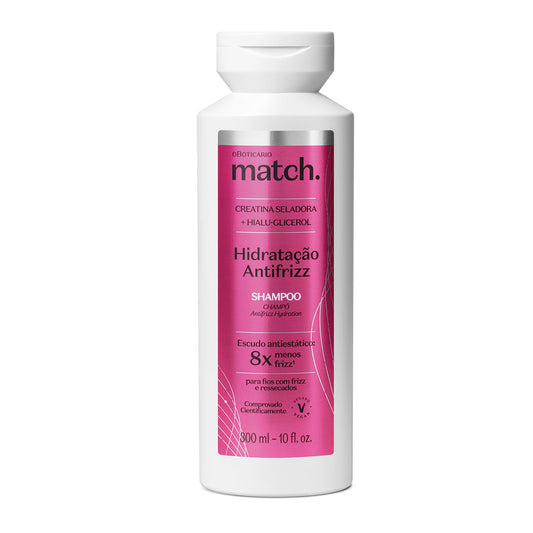 Oboticario Shampoo Hidratación Antifrizz Match
