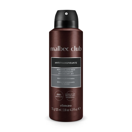 Malbec Desodorante Antitranspirante Aerosol Club