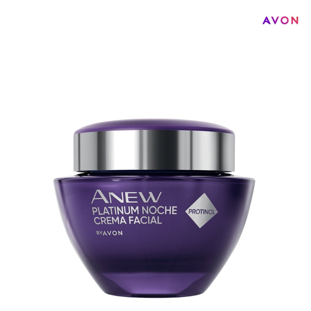 Avon Crema Facial Platinum con Protinol Noche | Anew
