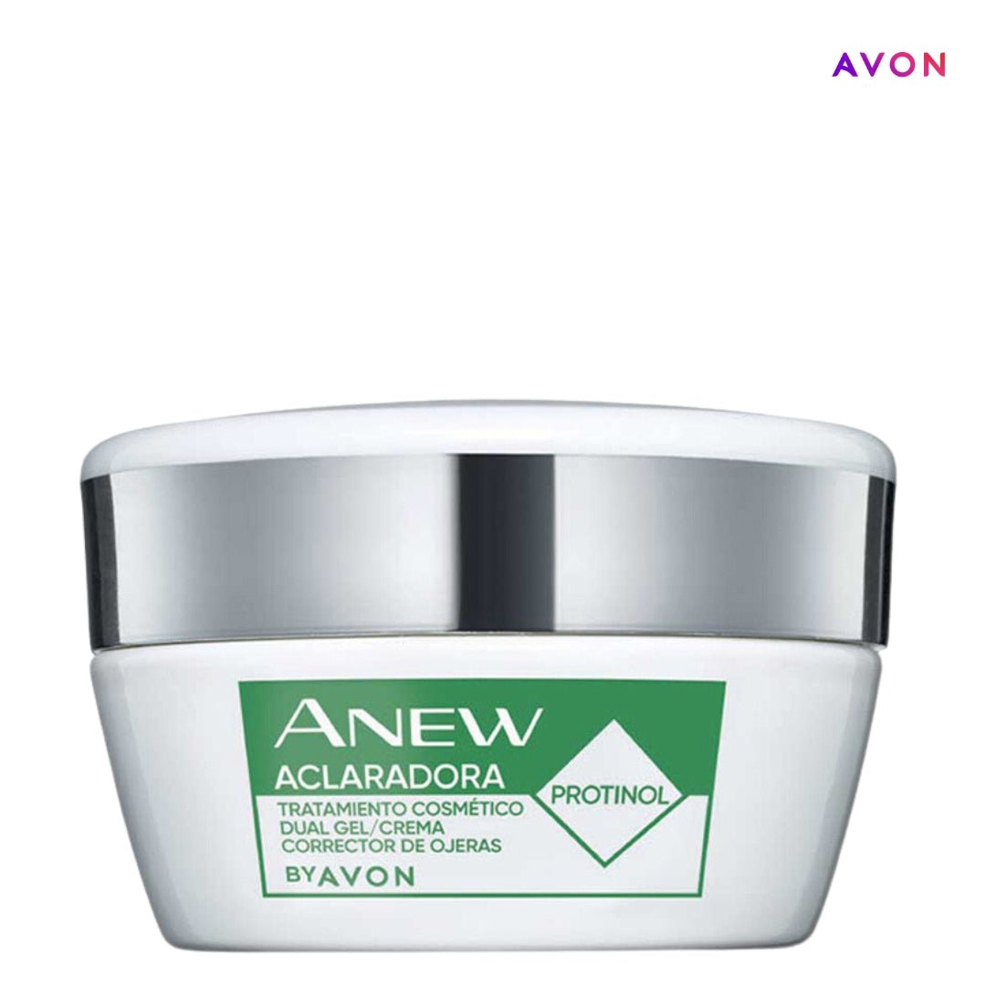 Avon Tratamiento dual gel/crema corrector de ojeras con Protinol | Anew