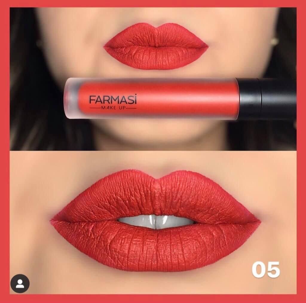 Farmasi Labial Líquido Mate Red Love