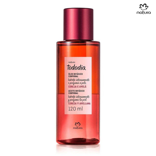 Natura Aceite Corporal Tododia Óleo bifásico corporal cereza y avellana