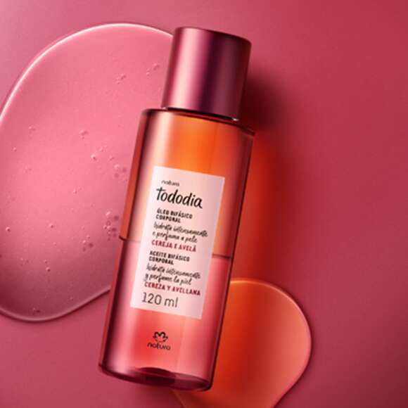 Natura Aceite Corporal Tododia Óleo bifásico corporal cereza y avellana