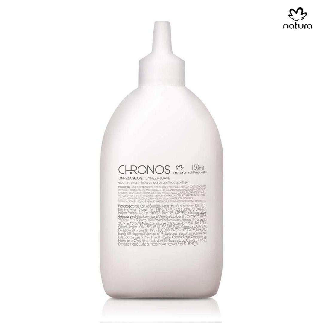 Natura Chronos Repuesto Espuma Cremosa de Limpieza Suave