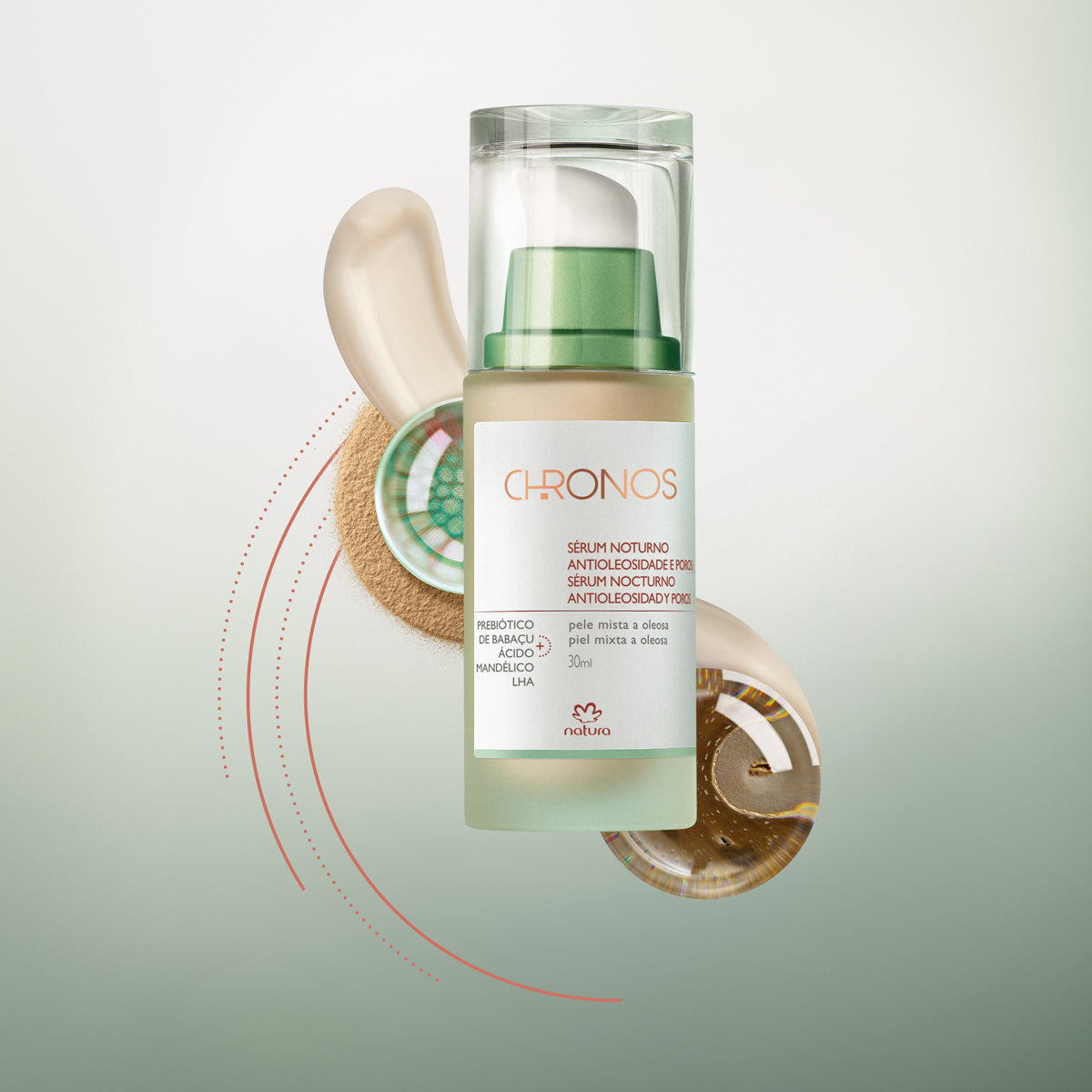 Natura Chronos Sérum Nocturno Antioleosidad y Poros