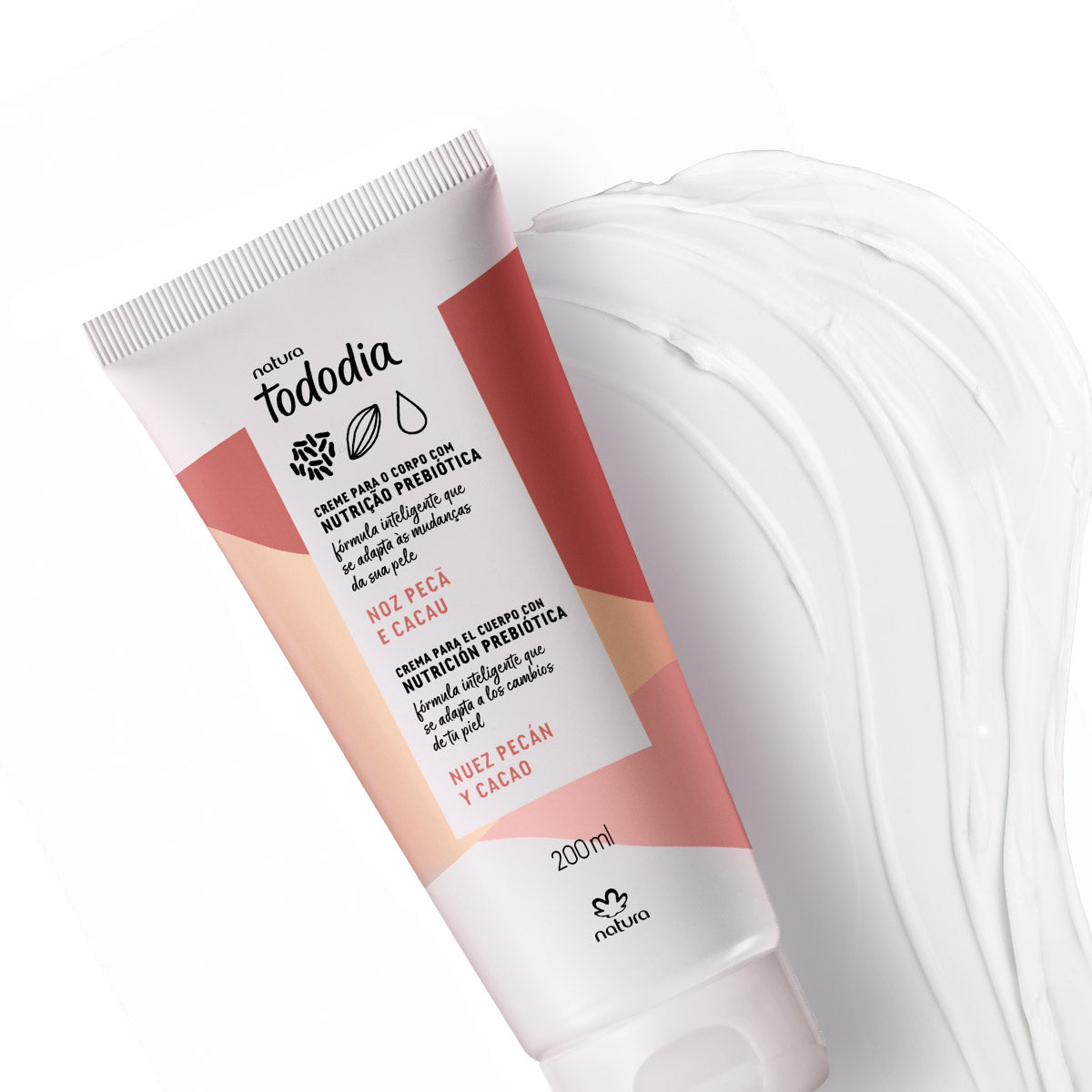 Natura Crema nutritiva para el cuerpo Nuez Pecán y Cacao Tododia