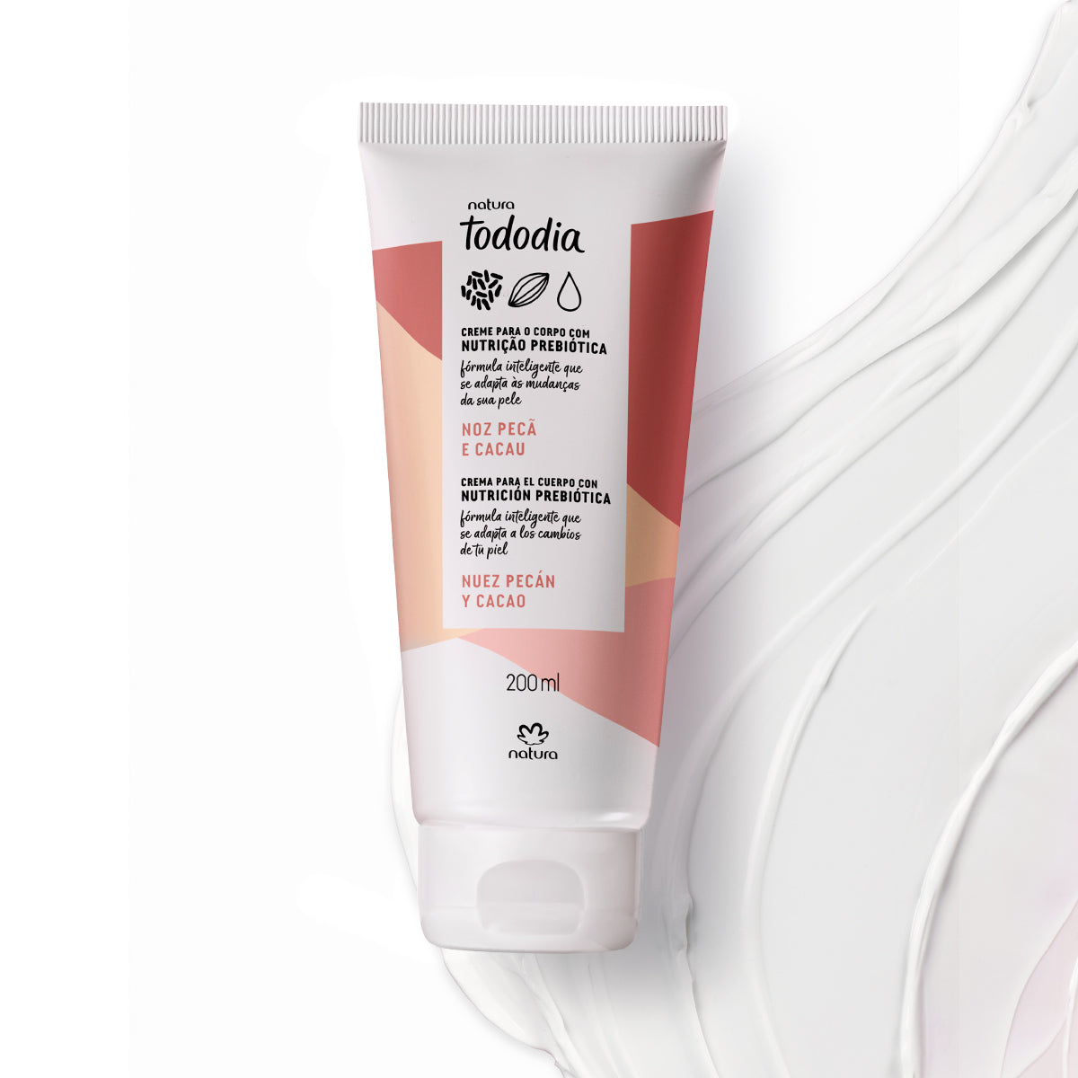 Natura Crema nutritiva para el cuerpo Nuez Pecán y Cacao Tododia