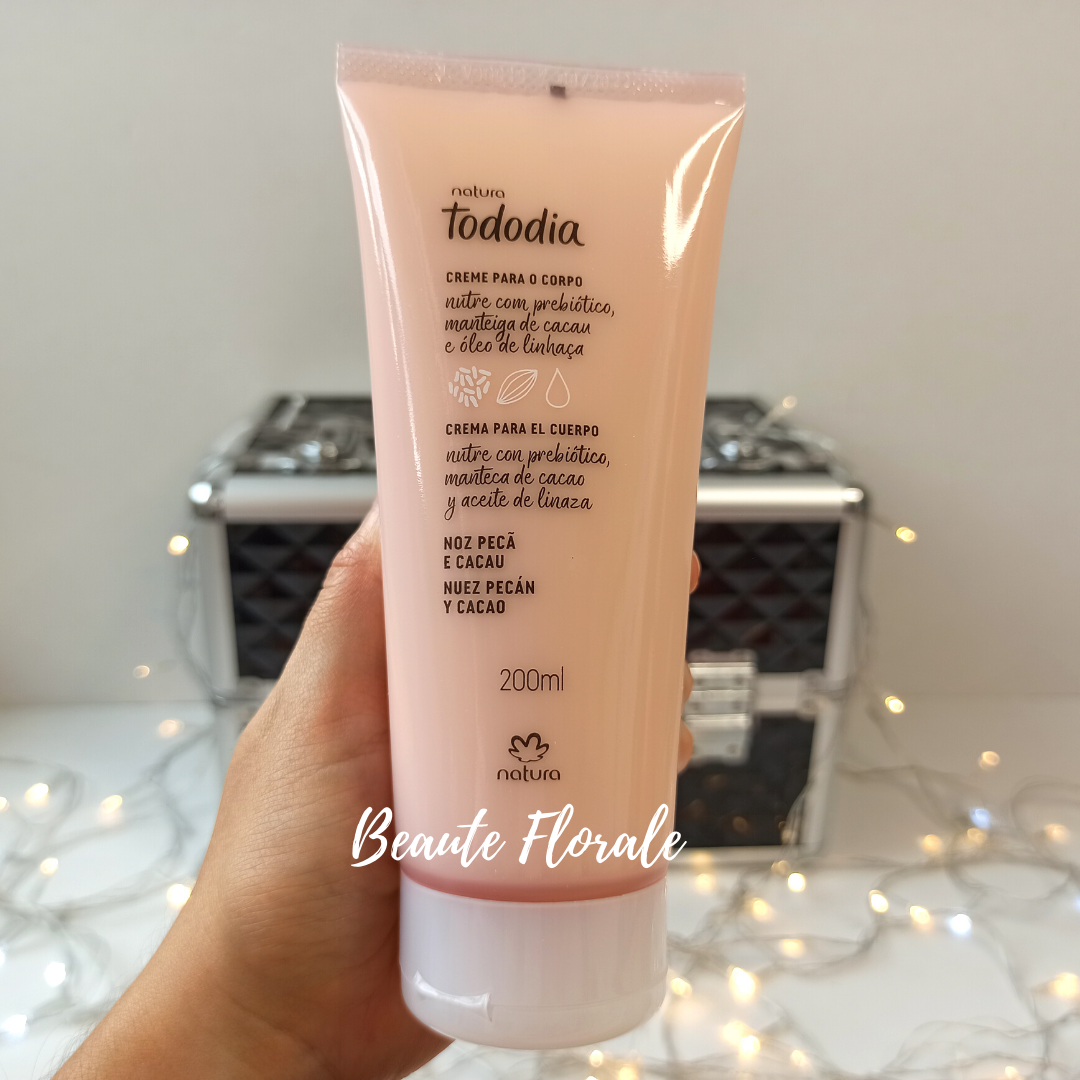 Natura Crema nutritiva para el cuerpo Nuez Pecán y Cacao Tododia