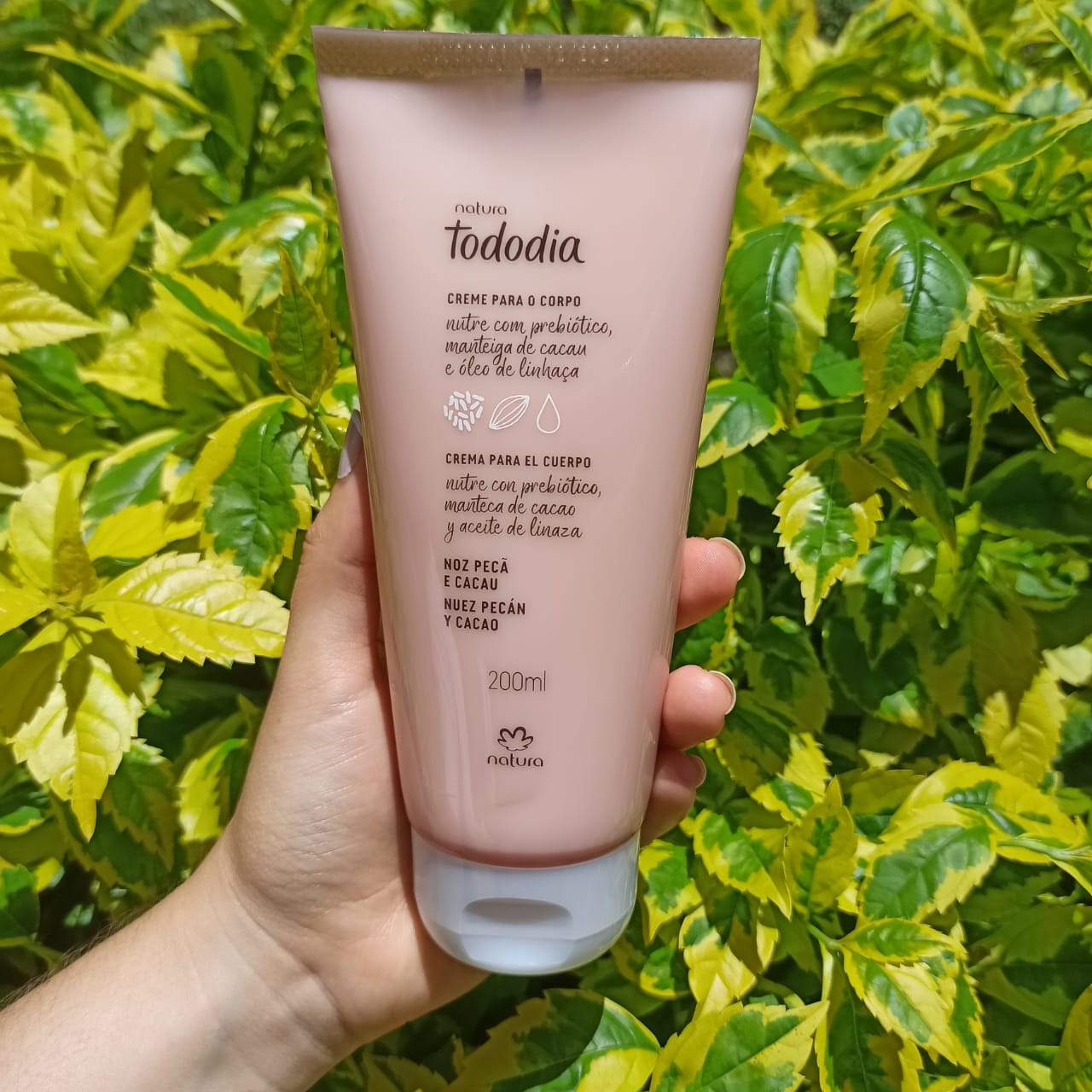 Natura Crema nutritiva para el cuerpo Nuez Pecán y Cacao Tododia