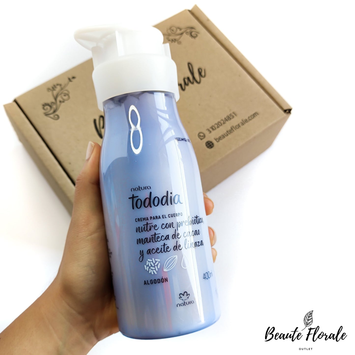 Natura crema Tododia Crema Nutritiva Corporal Algodón Exclusiva