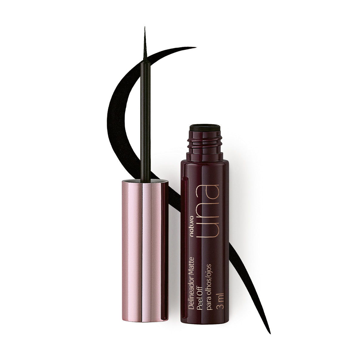 Natura Delineador Matte Peel Off Negro