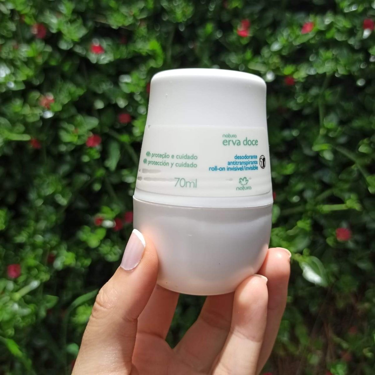 Natura Desodorante antitranspirante roll-on invisible Erva Doce