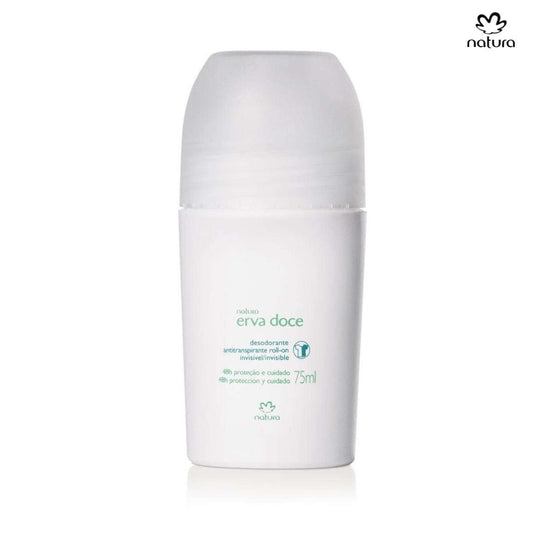 Natura Desodorante antitranspirante roll-on invisible Erva Doce