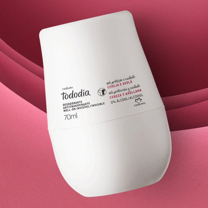 Natura Desodorante Tododia Desodorante Antitranspirante roll-on Cereza y Avellana