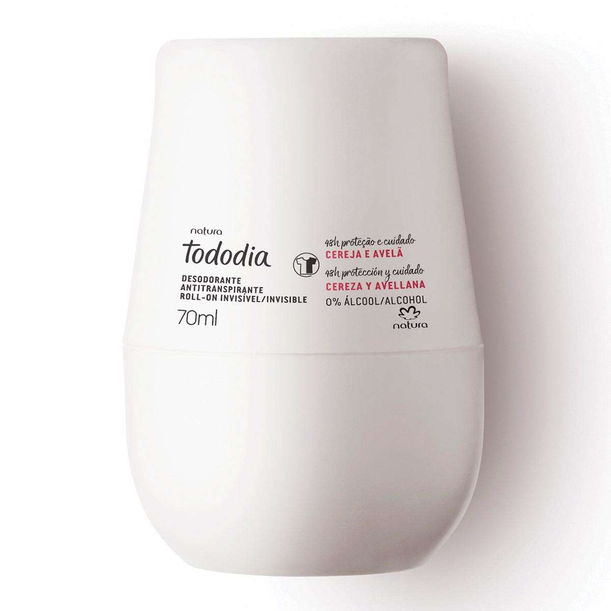 Natura Desodorante Tododia Desodorante Antitranspirante roll-on Cereza y Avellana