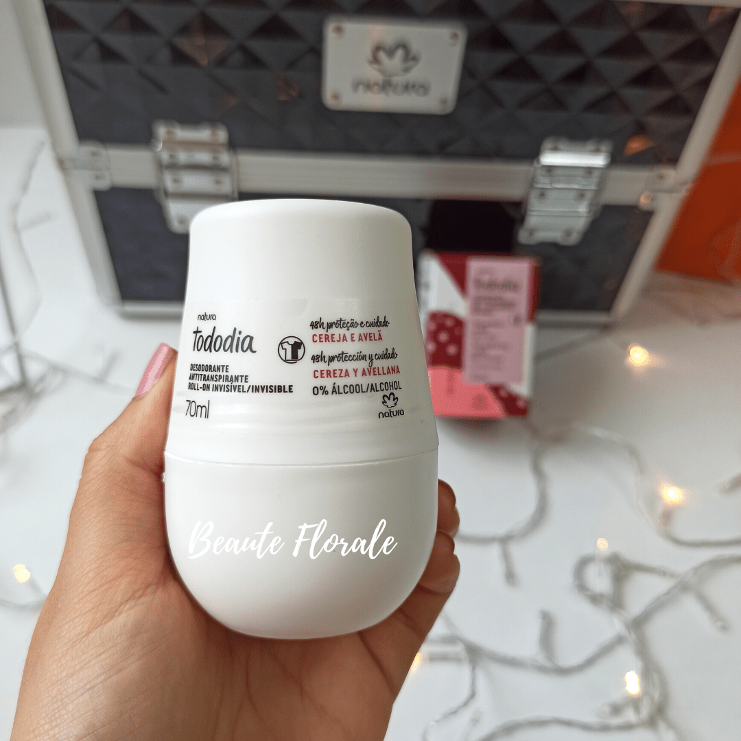 Natura Desodorante Tododia Desodorante Antitranspirante roll-on Cereza y Avellana